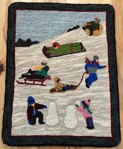 SnowDay
hooked by Arlene Wusterbarth